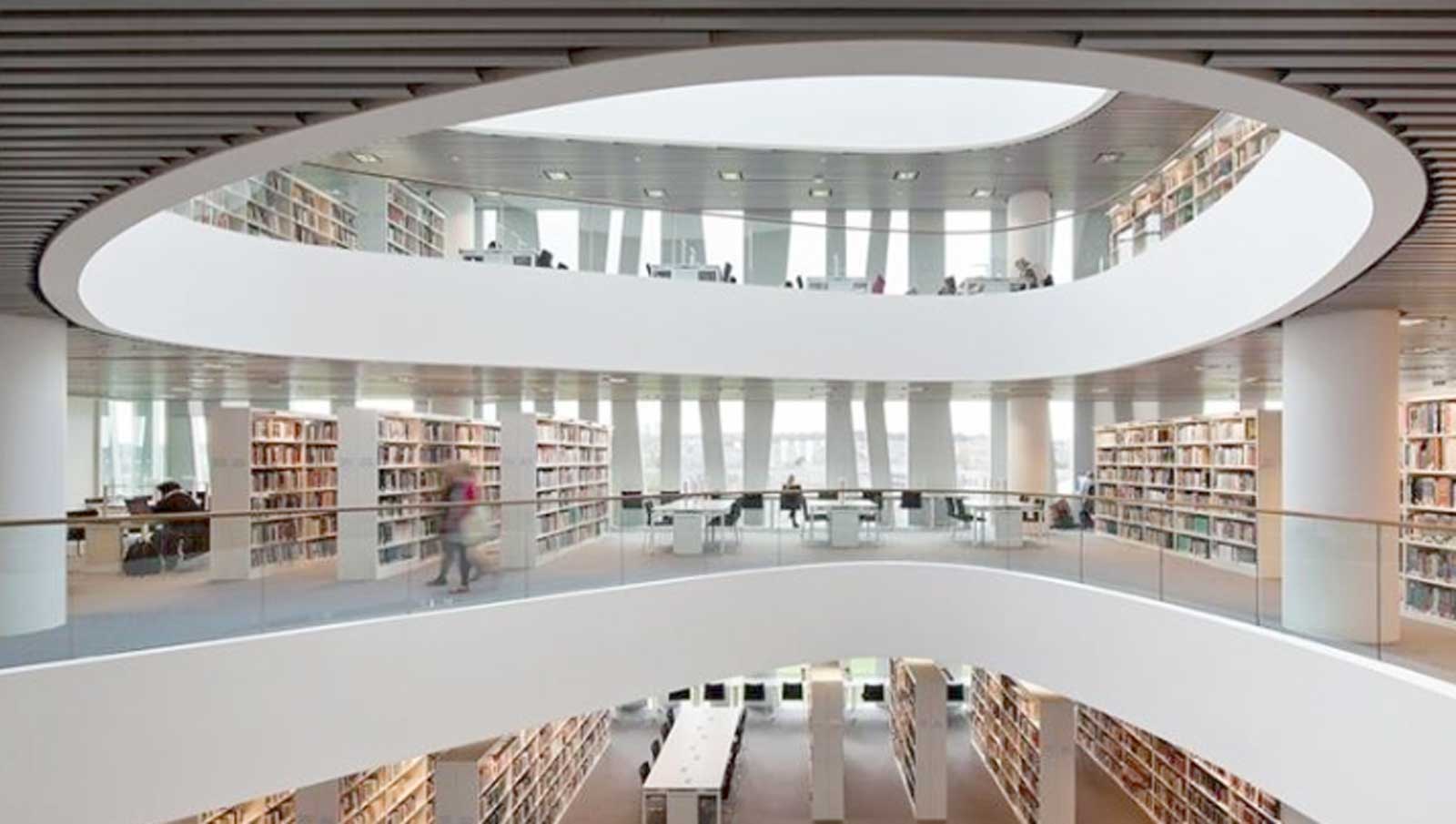 Roma, una delle 9 biblioteche attese a Roma, il rendering del progetto