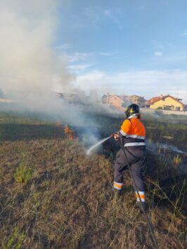 Incendio via nuoro