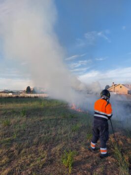 Incendio via nuoro