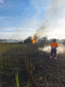 Incendio via nuoro