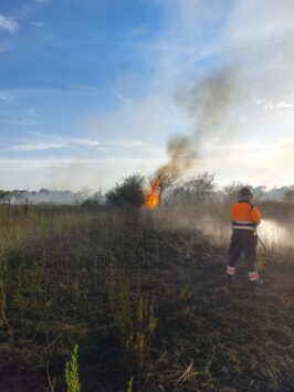 Incendio via nuoro