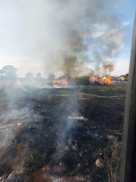 Incendio via nuoro