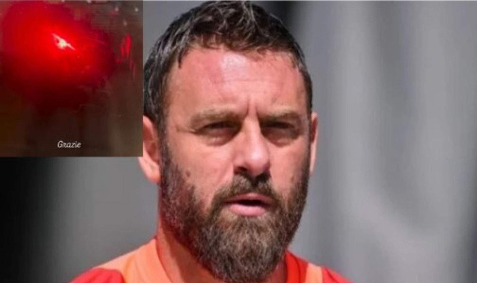 Daniele De Rossi e i tifosi sotto casa