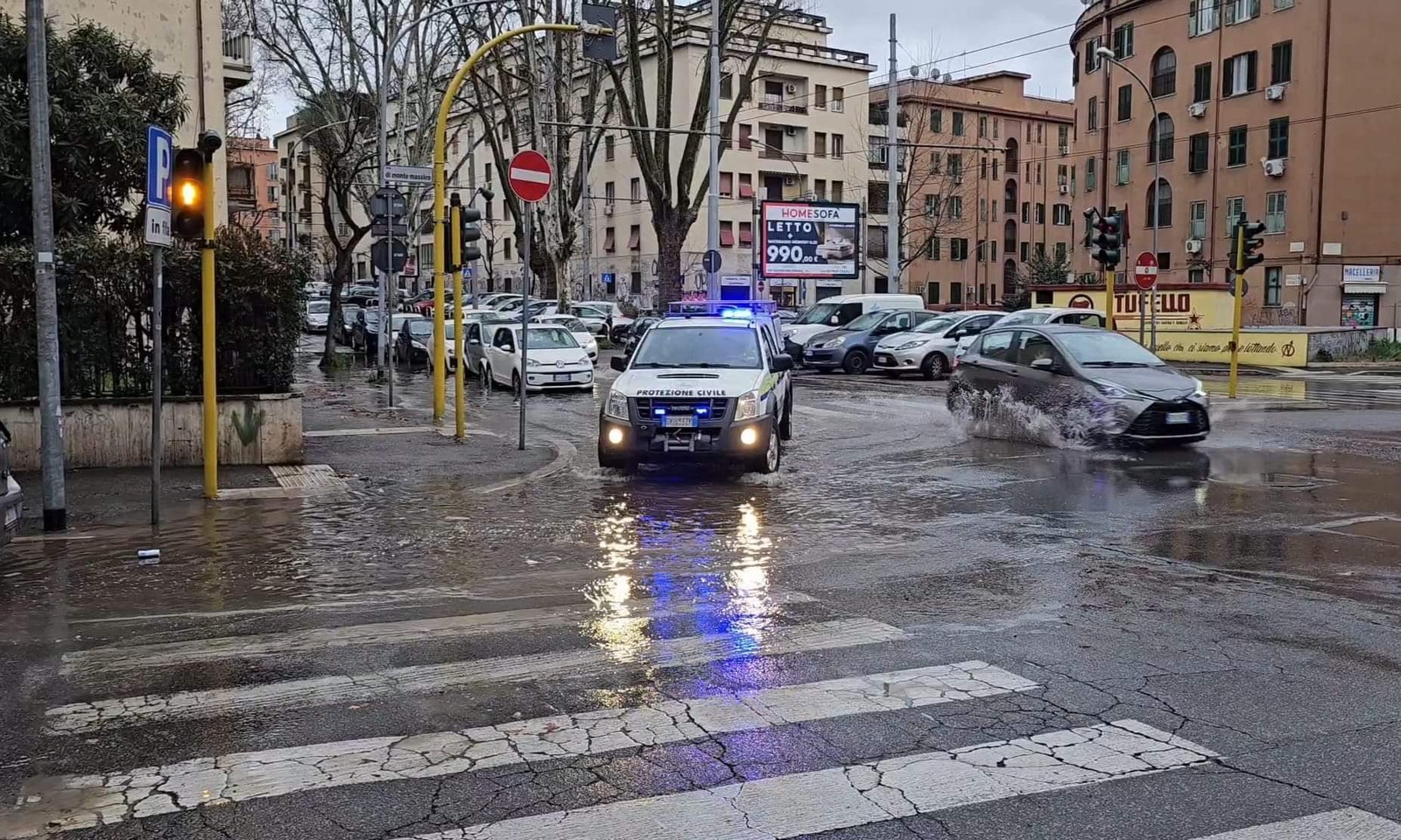 Allerta meteo a Roma e nel Lazio