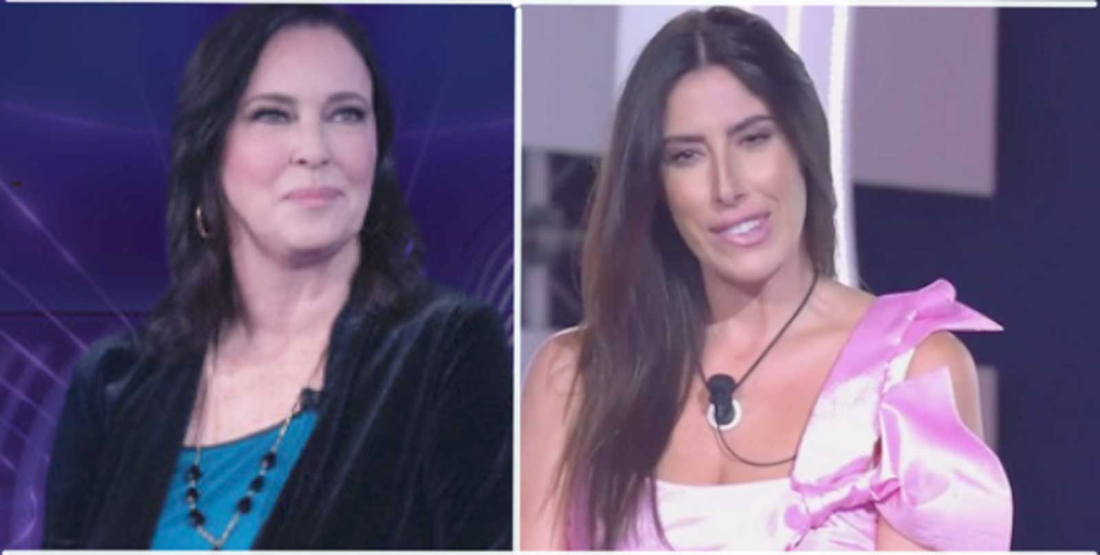 A sinistra, Clarissa Burt, a destra Amanda Lecciso, al Grande Fratello vip 2024