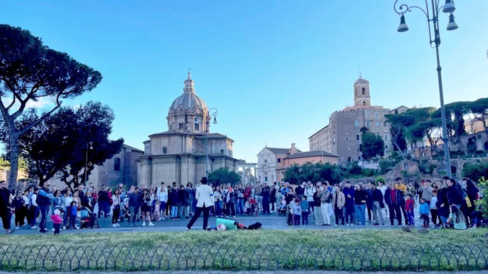 Artisti di strada a Roma