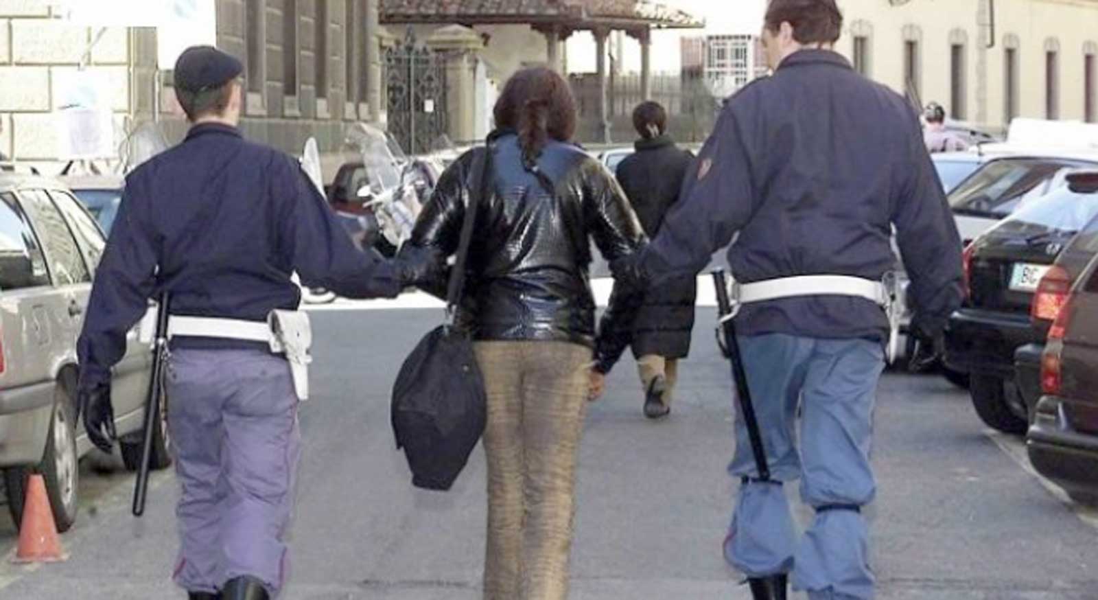 Polizia in azione a Roma