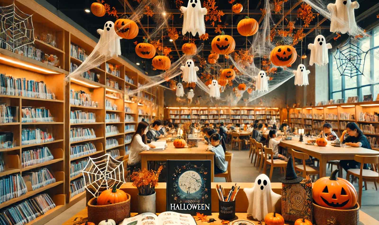 Halloween in biblioteca Roma