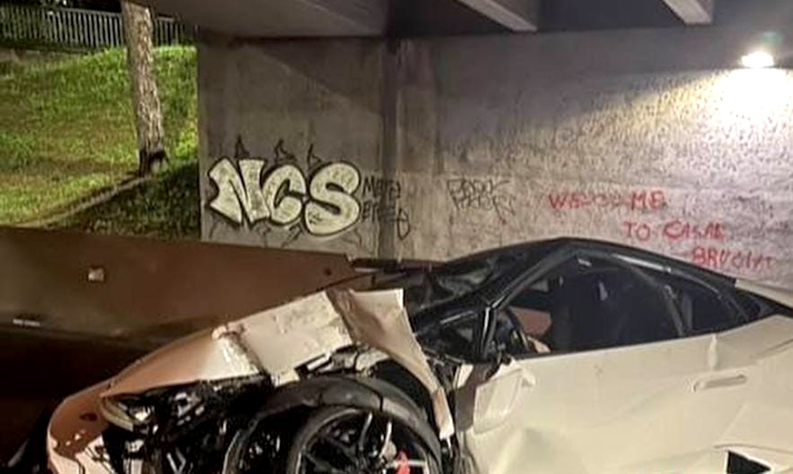 Incidente Lamborghini a Casal Bruciato a Roma