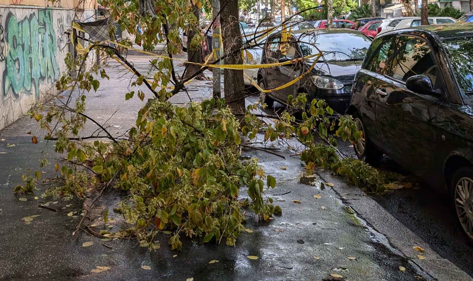 Maltempo a Roma disagi zona Tuscolana