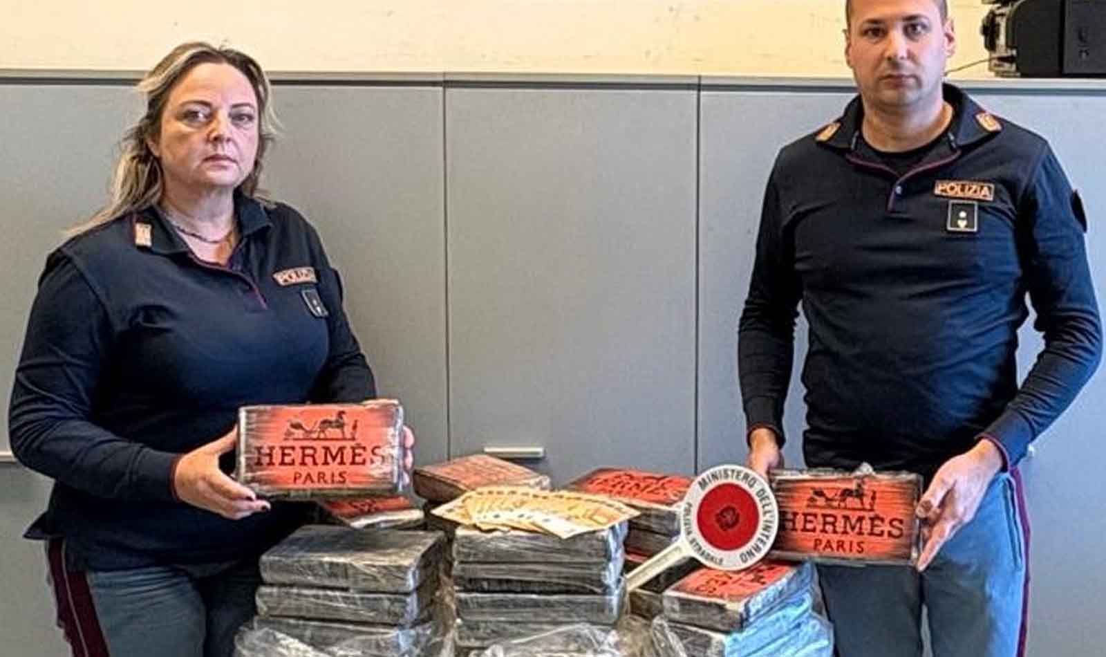 Roma Sud autostrada con 38 kg di cocaina