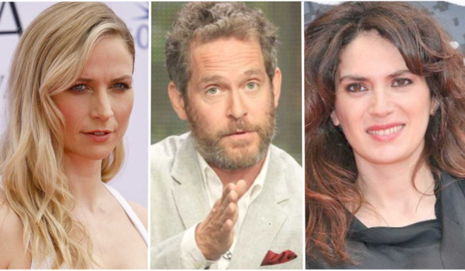 Da sinistra Niamh Algar, Tom Hollander e Maja Sansa