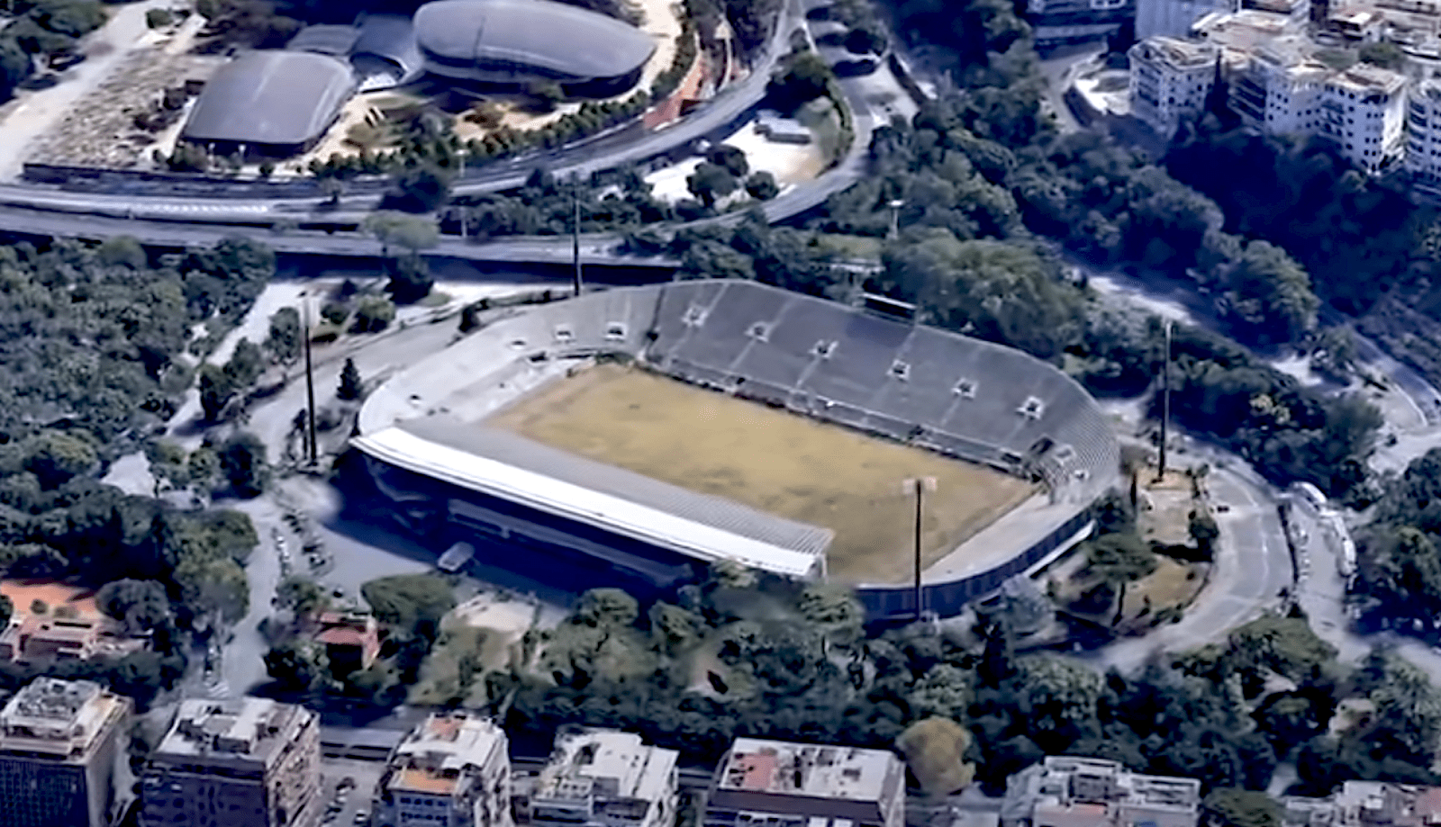 Degrado stadio Flaminio a Roma