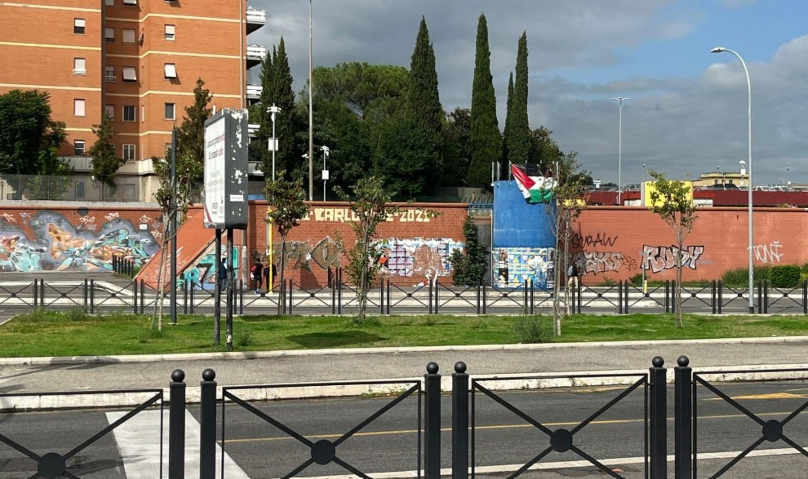 Stazione metro Rebibbia dove è stato trovato Valerio