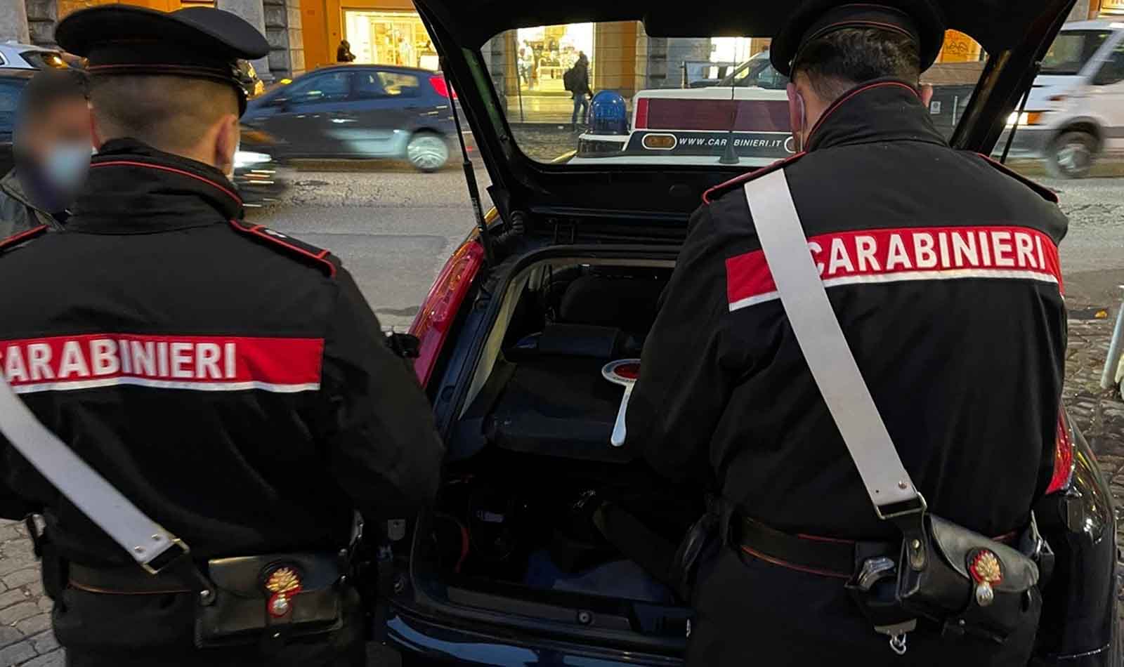 Carabinieri in azione a Roma