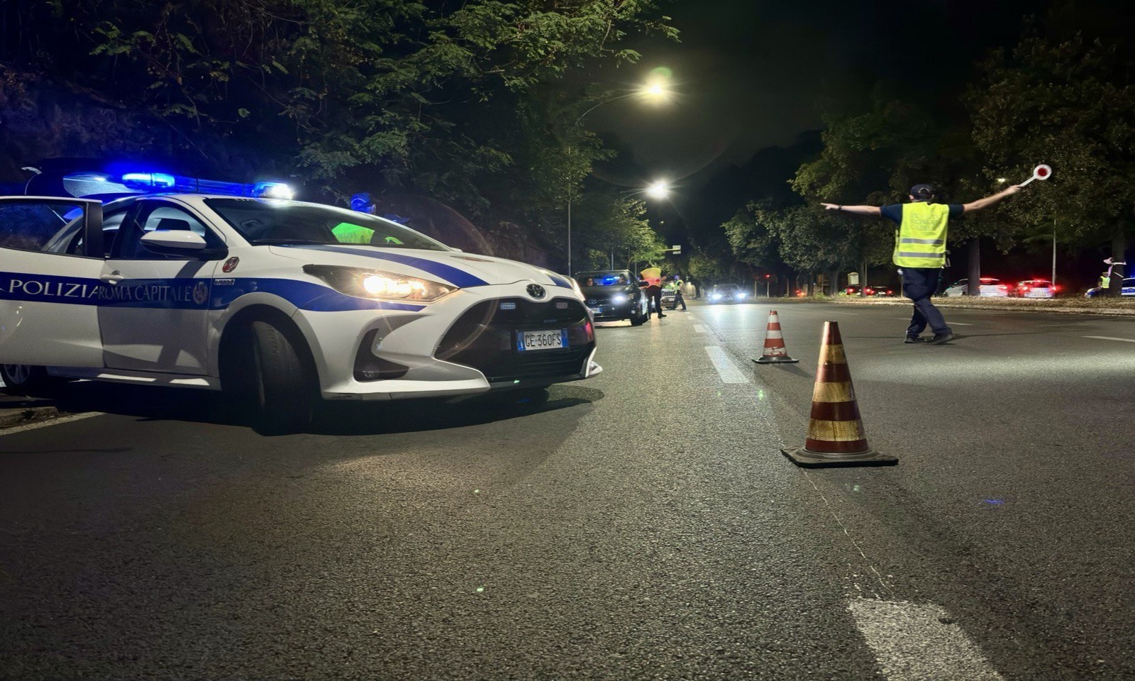 Controlli della Polizia Locale a Roma