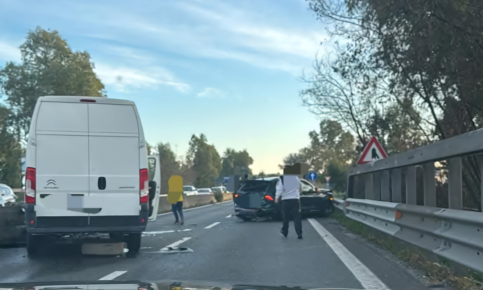 Incidente a Roma sulla Pontina