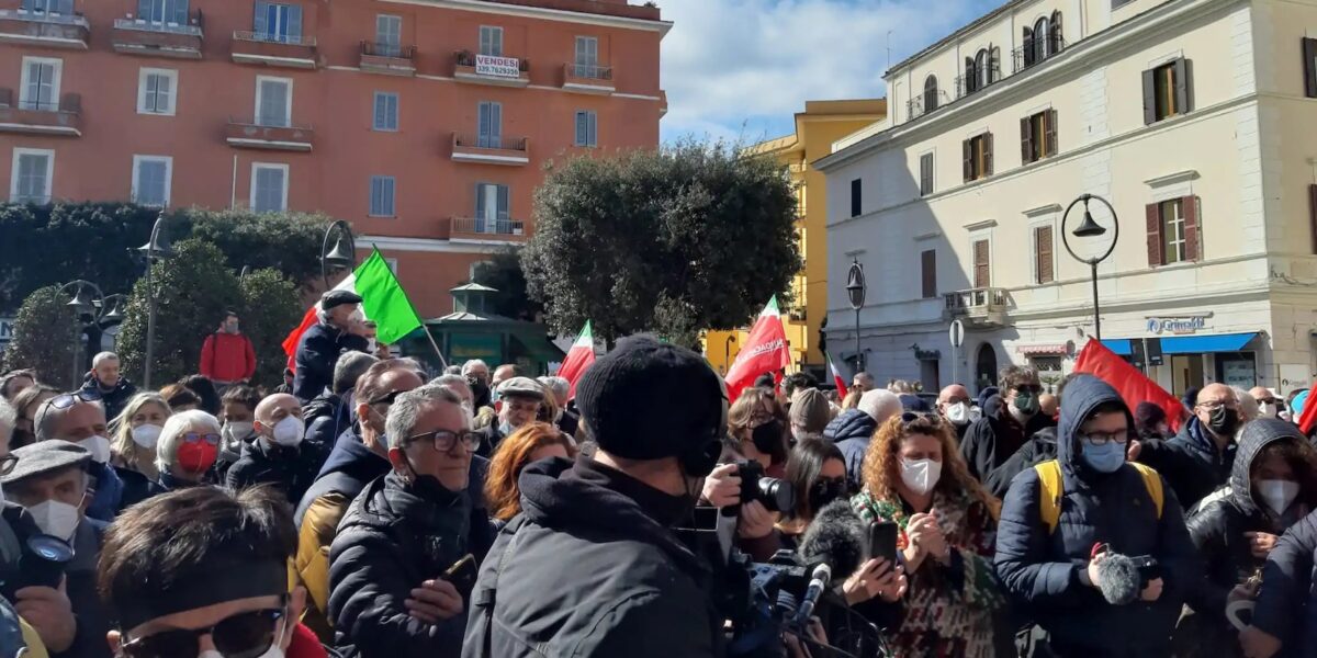 Manifestazione no mafia Anzio