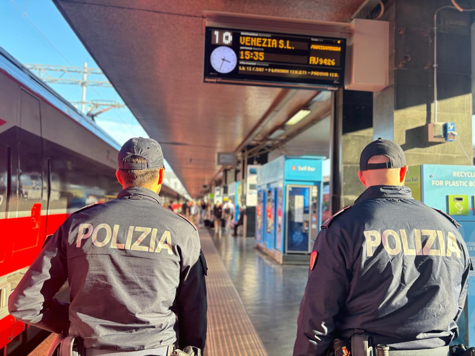 Controlli Polizia nelle Stazioni ferroviarie