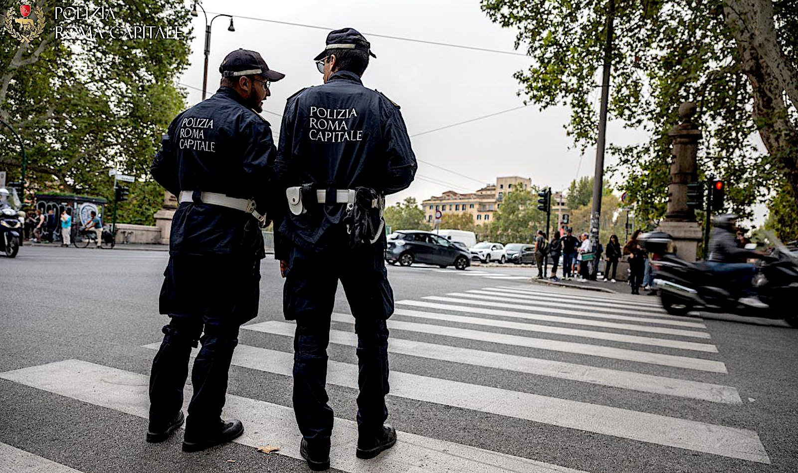 intervento polizia locale Roma