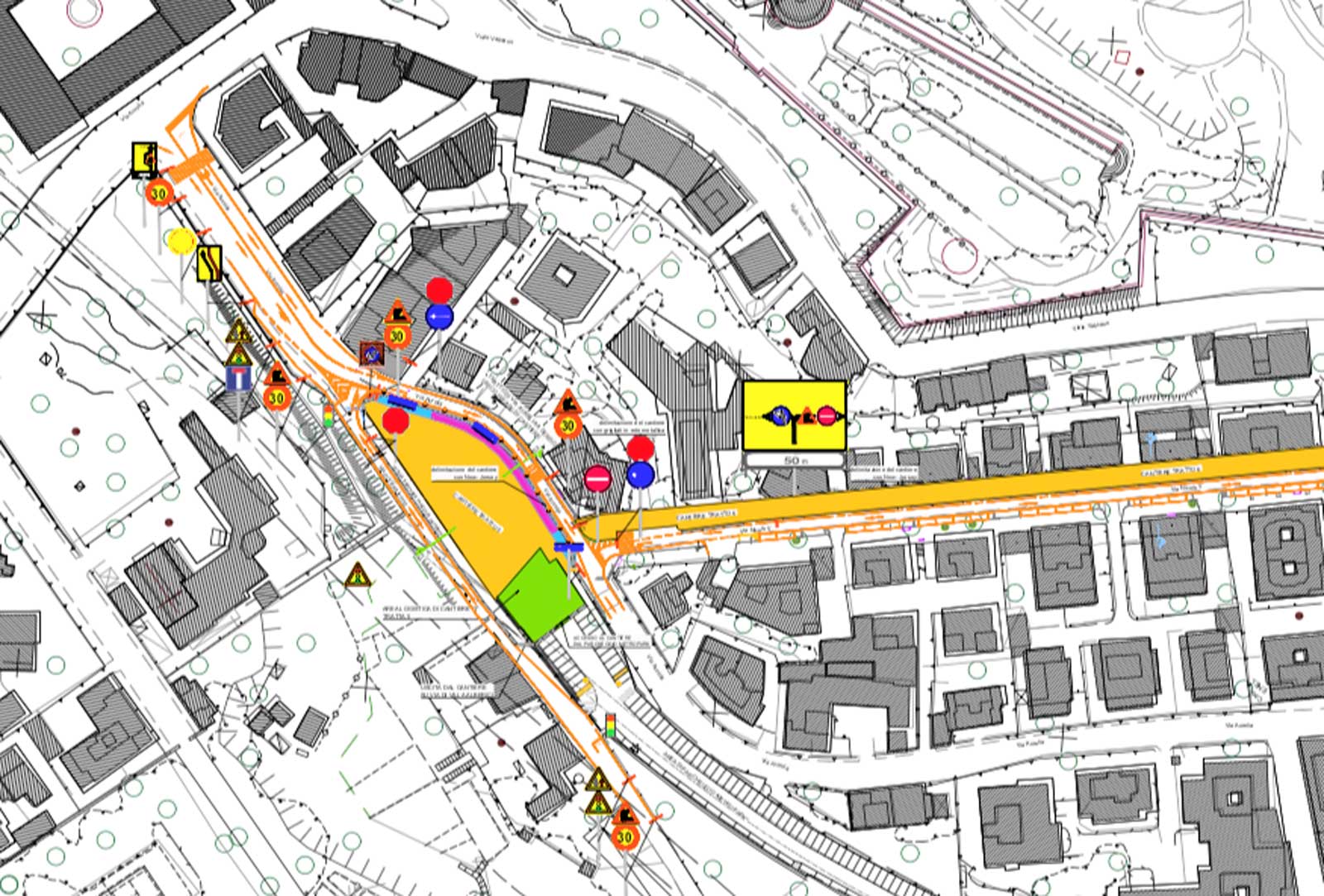 Rendering del progetto della nuova ciclopedonale, fonte Roma Capitale