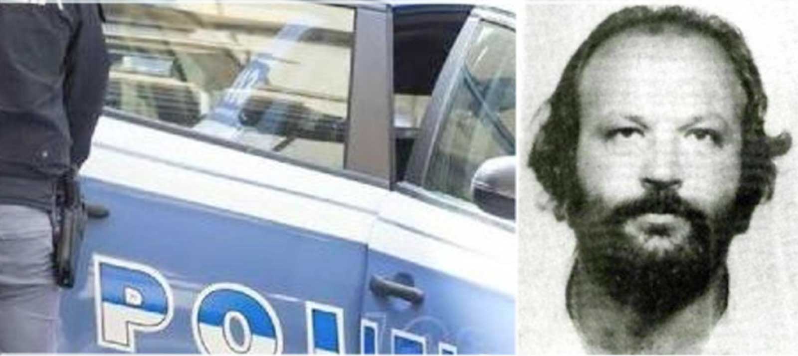 A sinistra, Polizia di Stato in azione a Primavalle, a destra, il boss della banda della Magliana