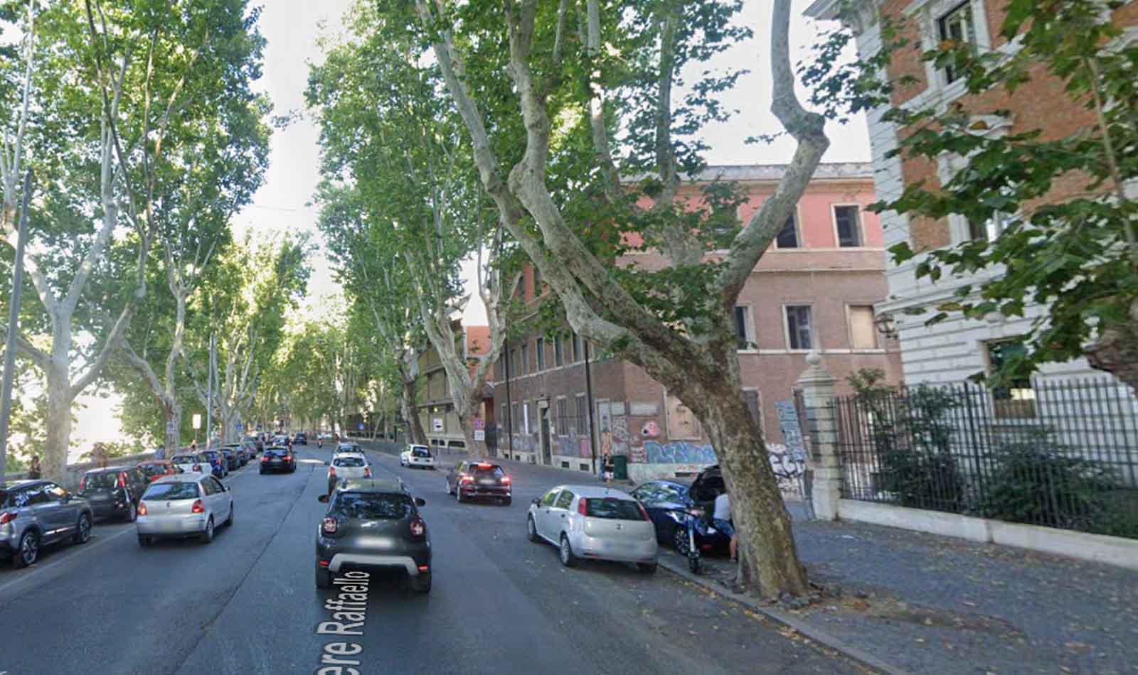 Roma incidente Lungotevere Raffaello Sanzio