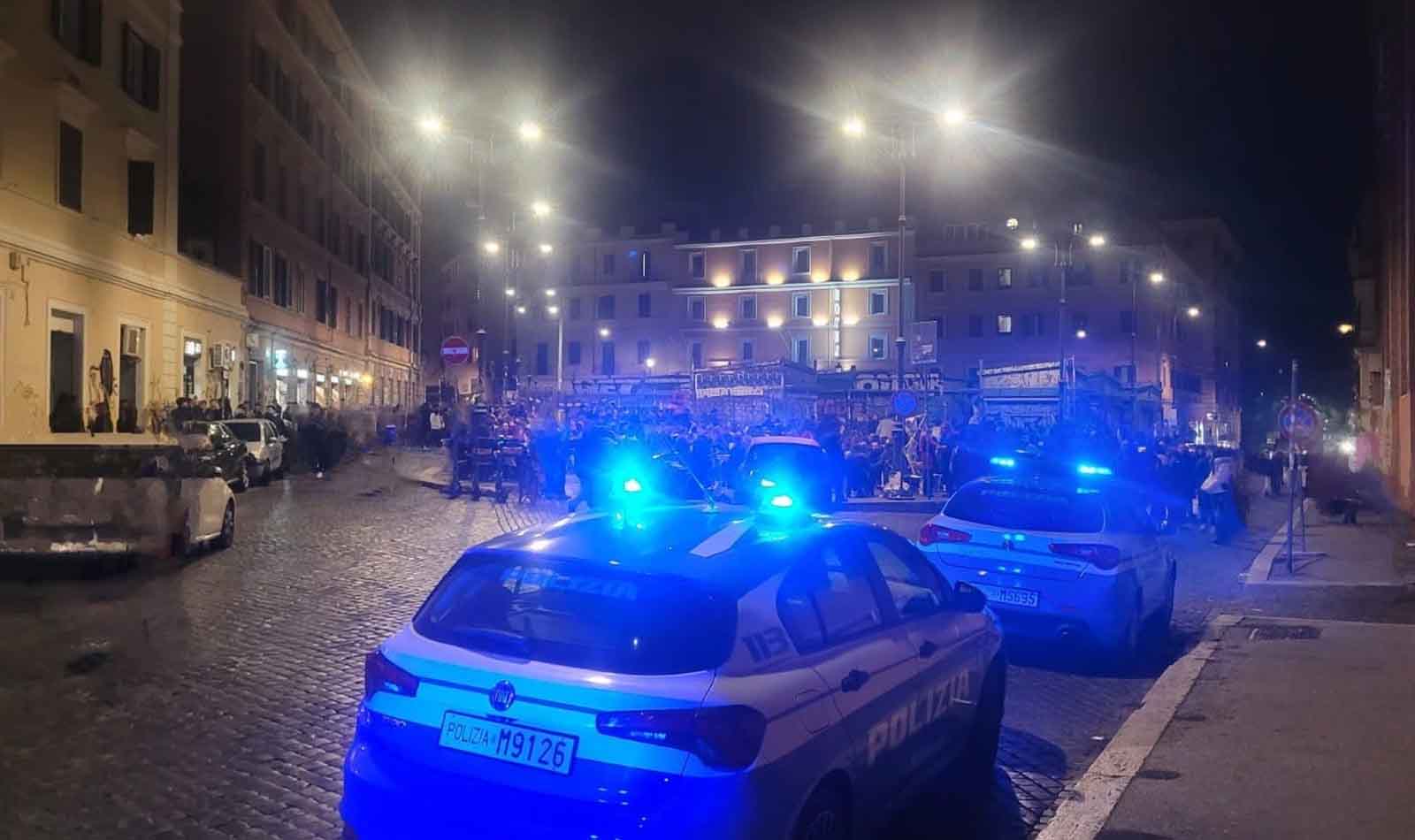 Roma movida Polizia