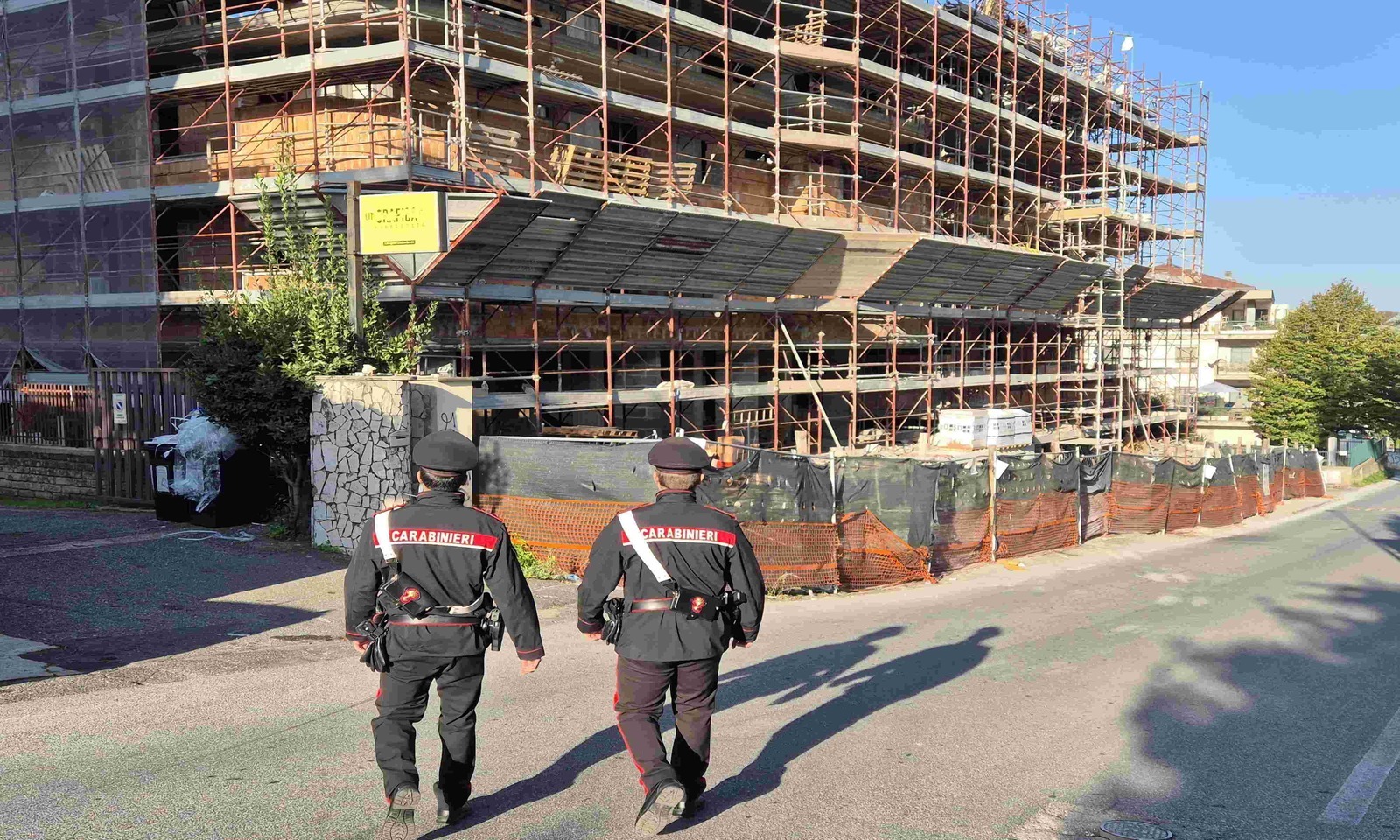 Sequestrato un cantiere edile a Roma