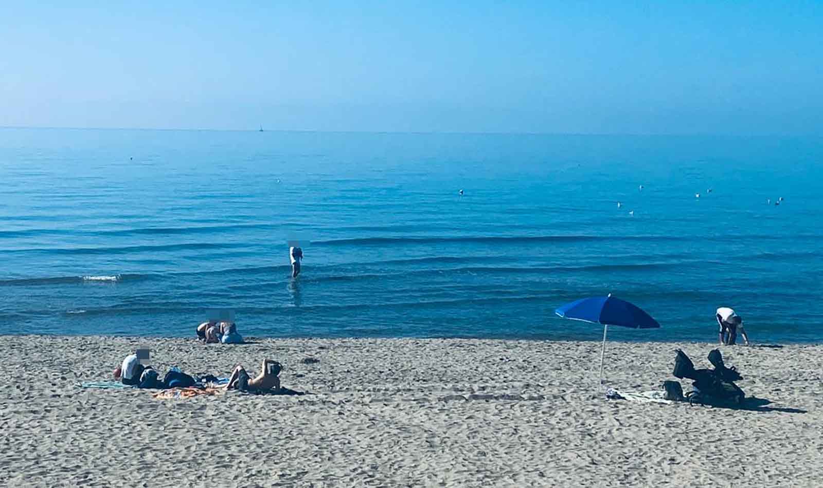 Torvaianica novembre al mare