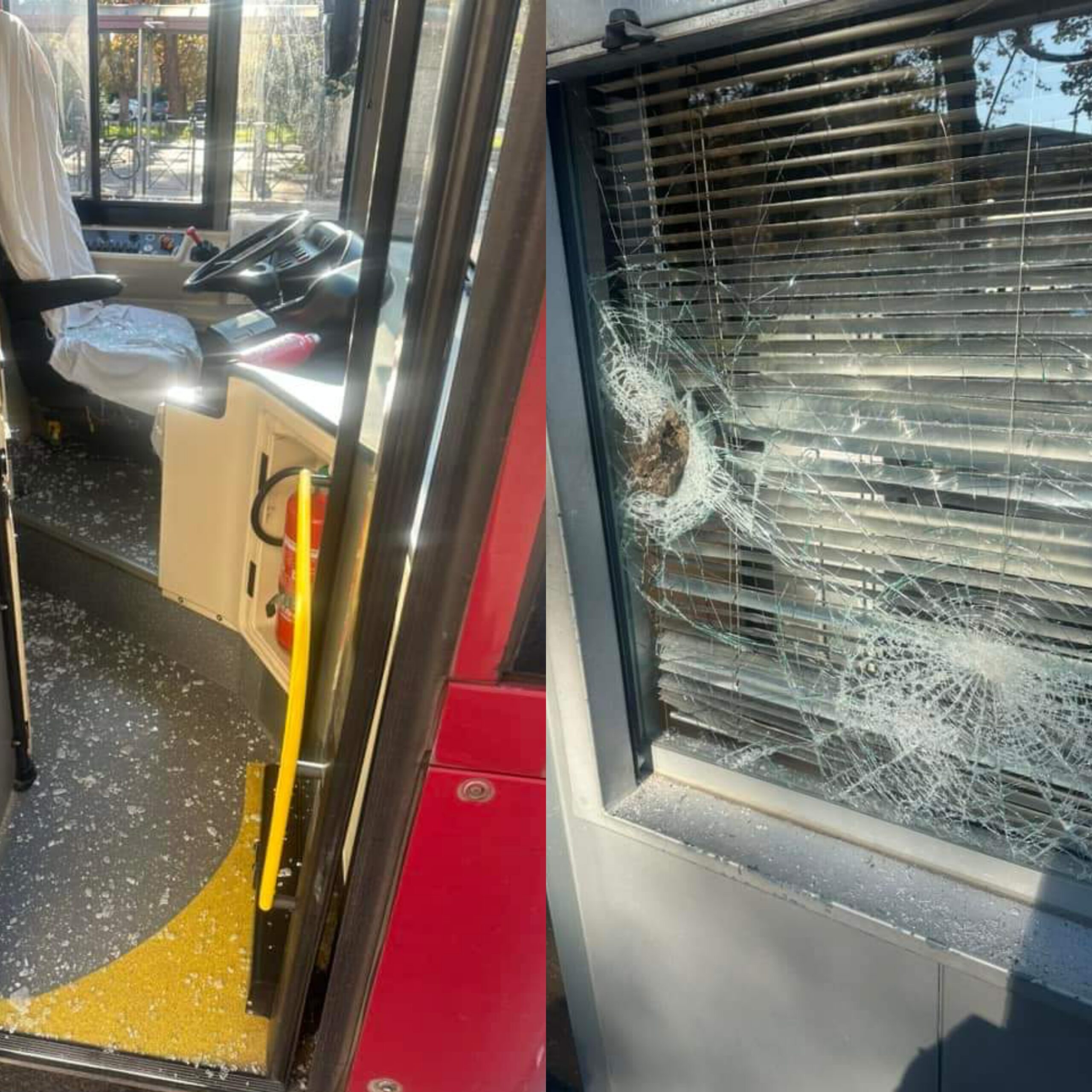 Uomo lancia sassi ad Ostia contro un bus