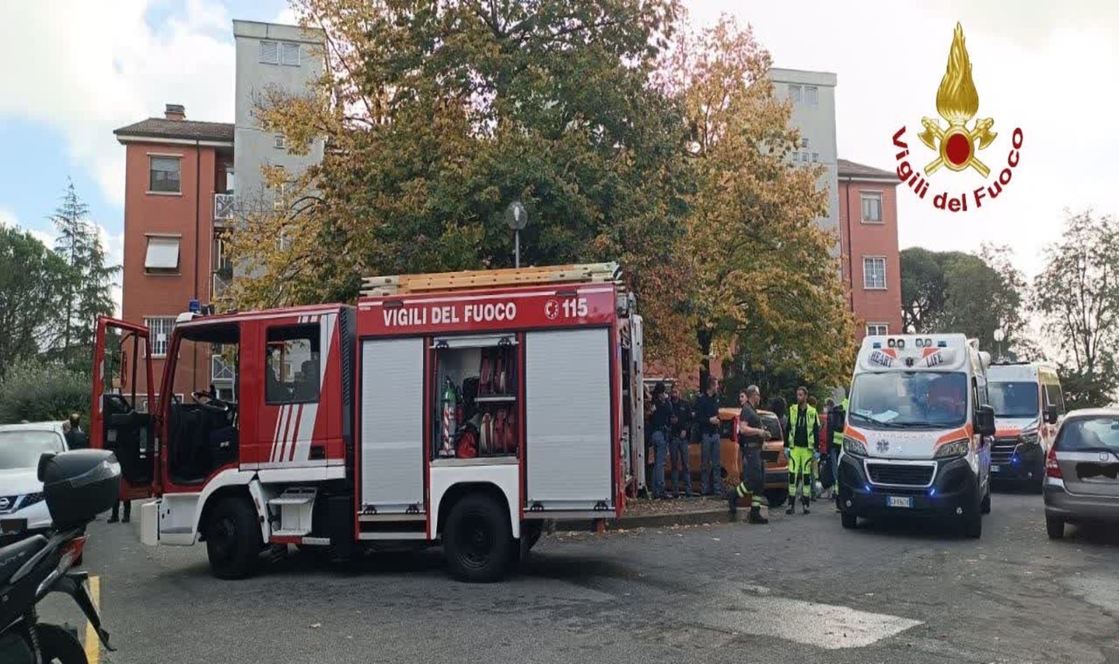 Incendio Roma oggi