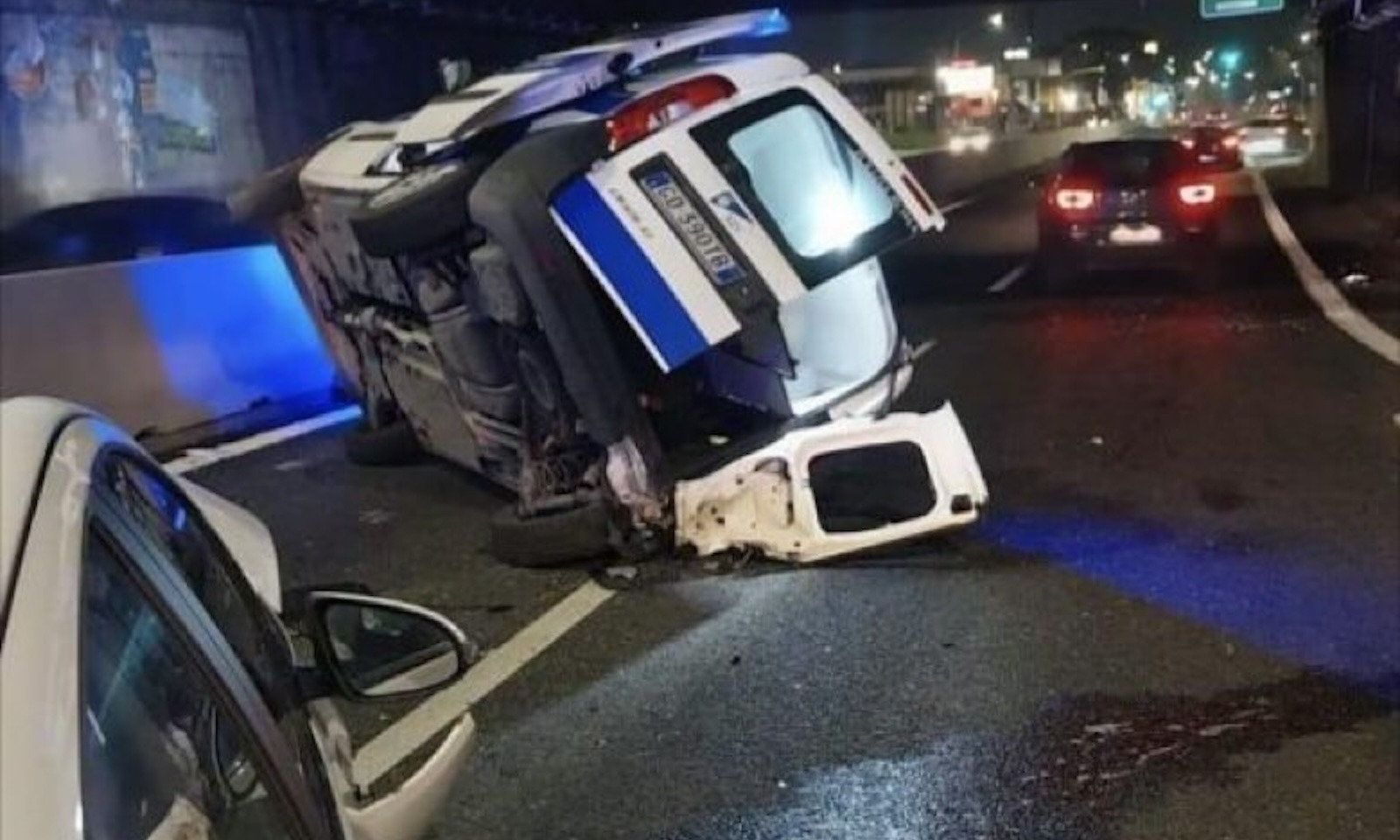 Incidente via Tiburtina: travolti 3 vigili