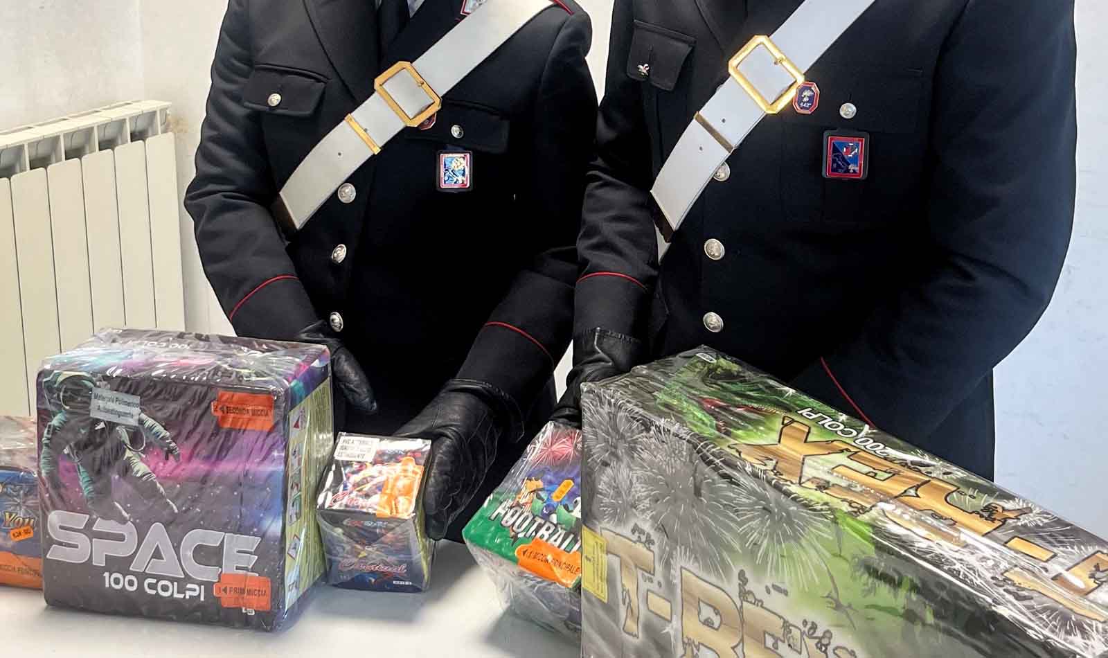 Anzio fuochi d'artificio illegali