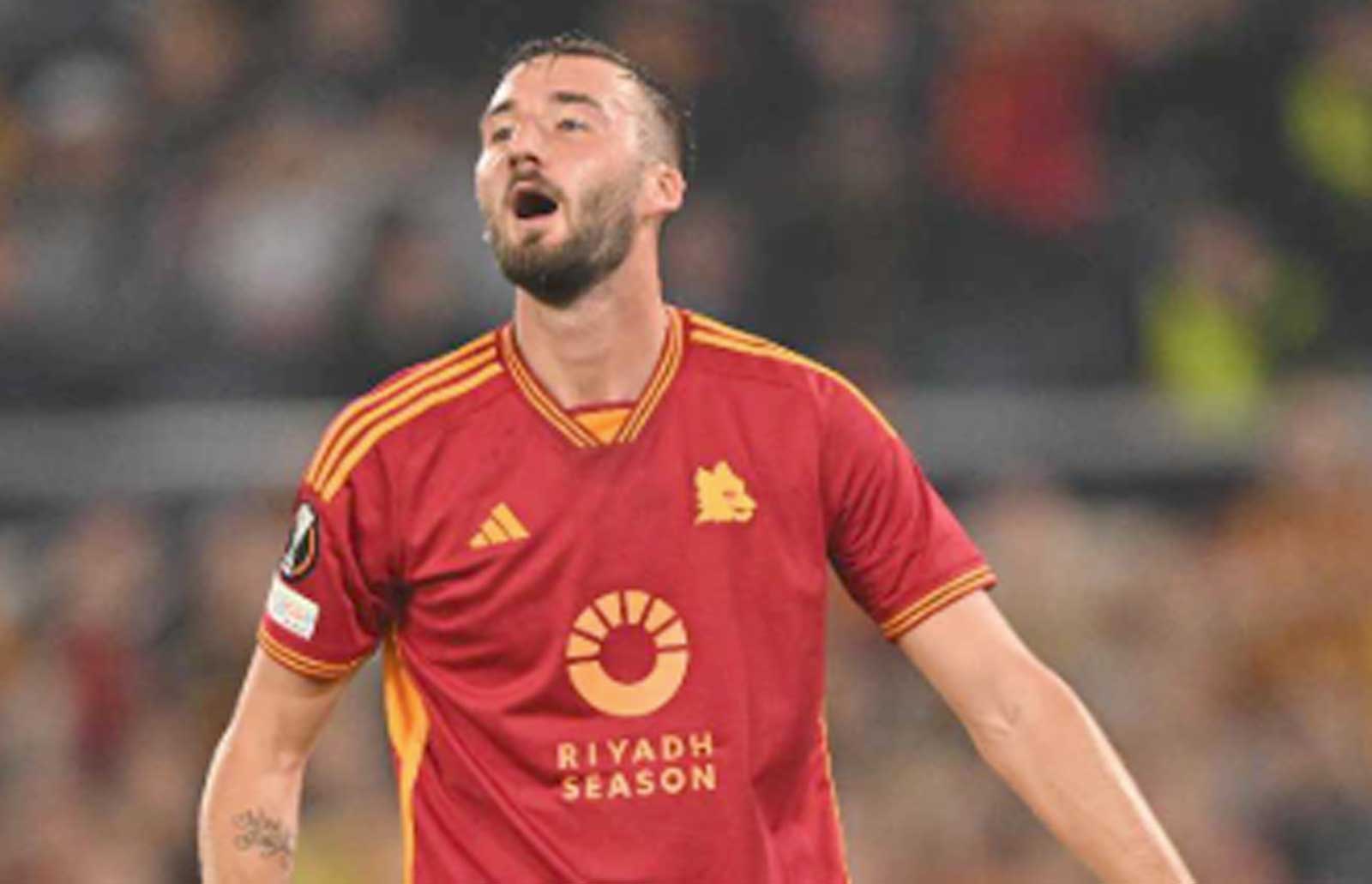 Bryan Cristante. giocatore della as Roma