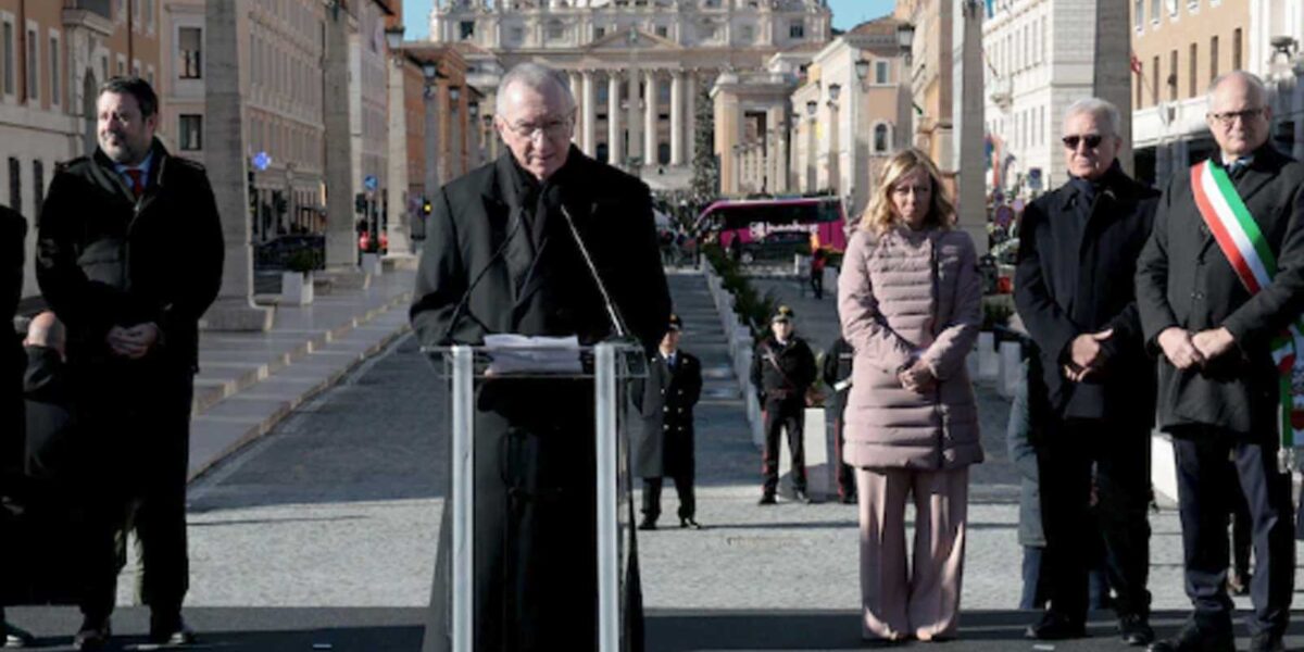 Roma, inaugurazione di piazza Pia, Meloni, Salvini e Gualtieri presenti alla cerimonia