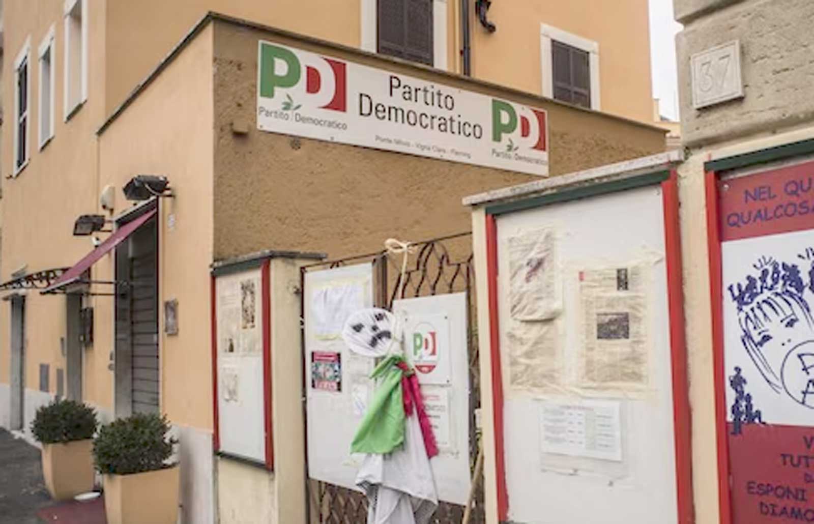 Una delle sedi dell'ex PCI di Roma, attuale PD