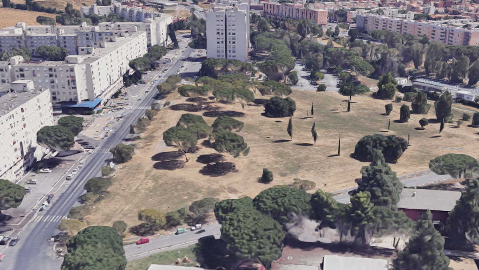 Roma, il parco di via dell'Archeologia