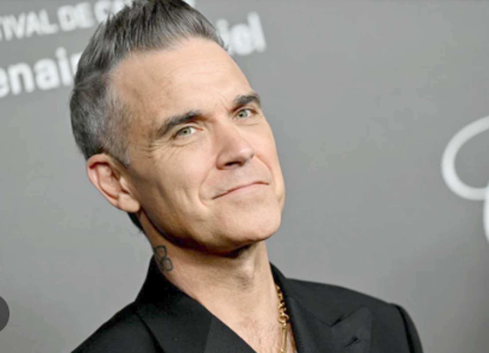 Robbie Williams a Roma per presentare il film autobiografico 'Better man'