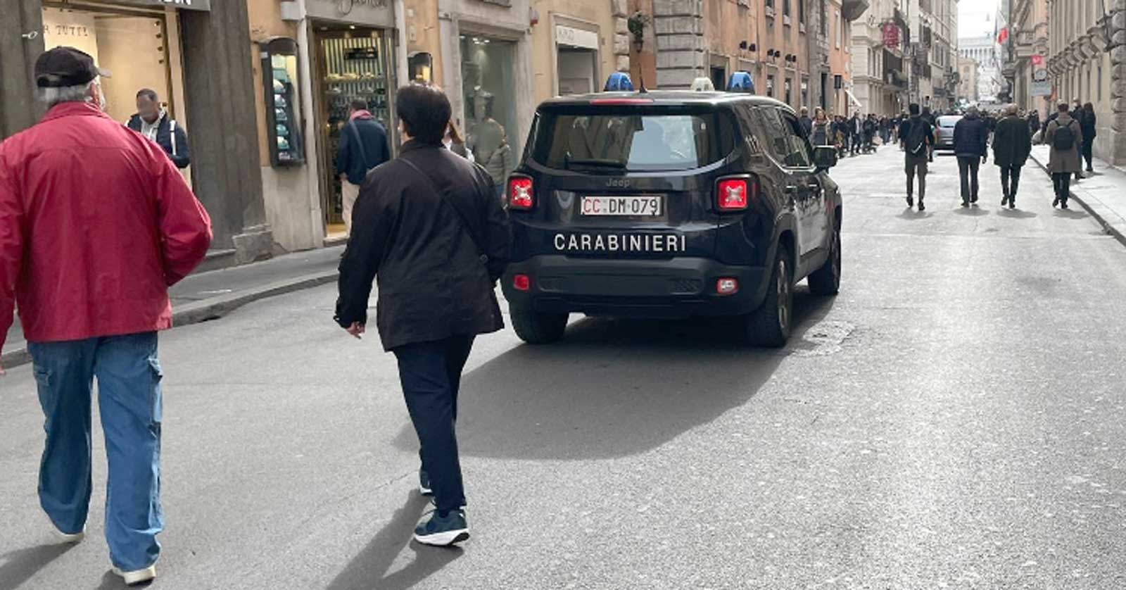 Carabinieri in azione a Roma