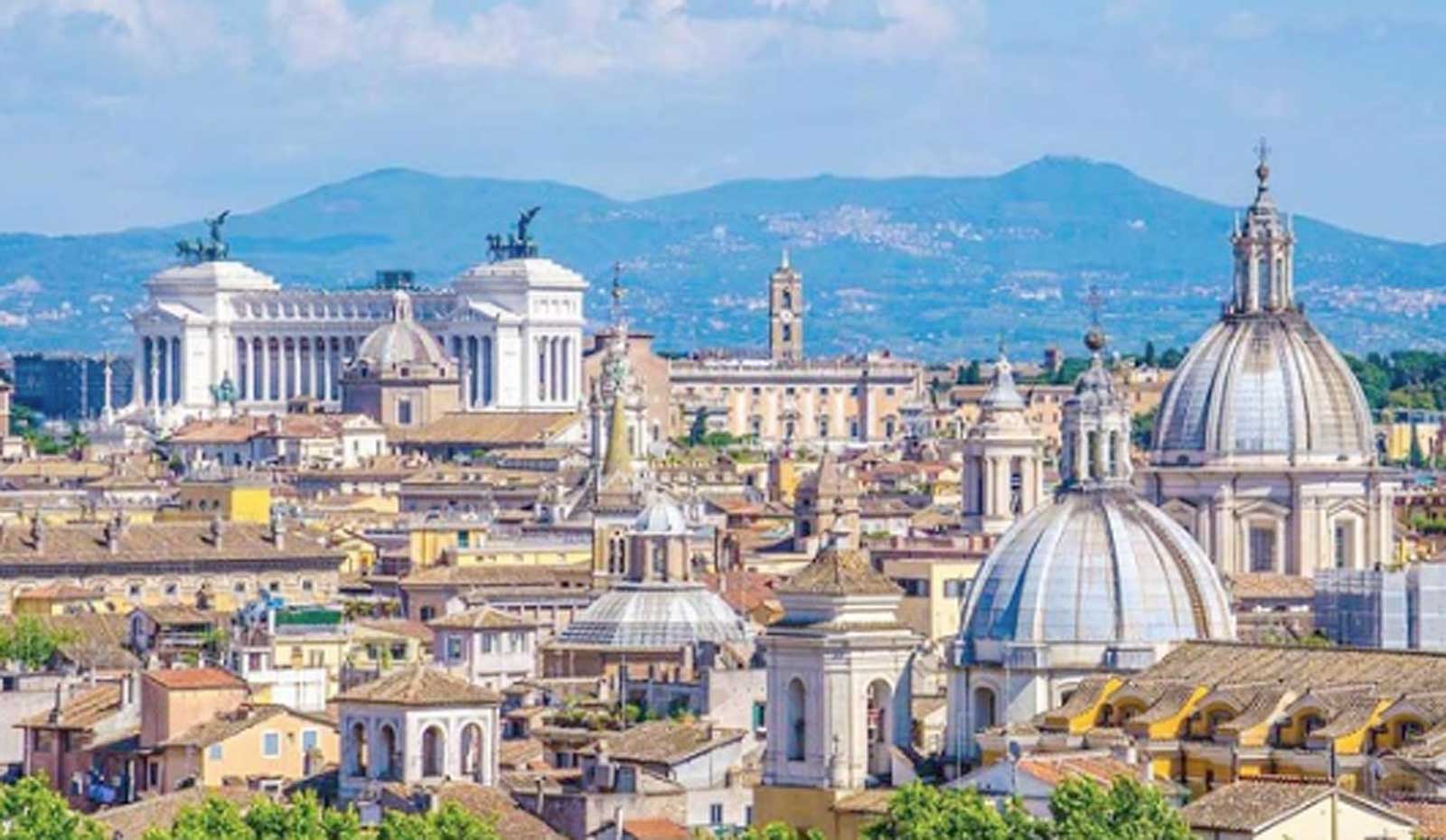 Roma, veduta dall'alto