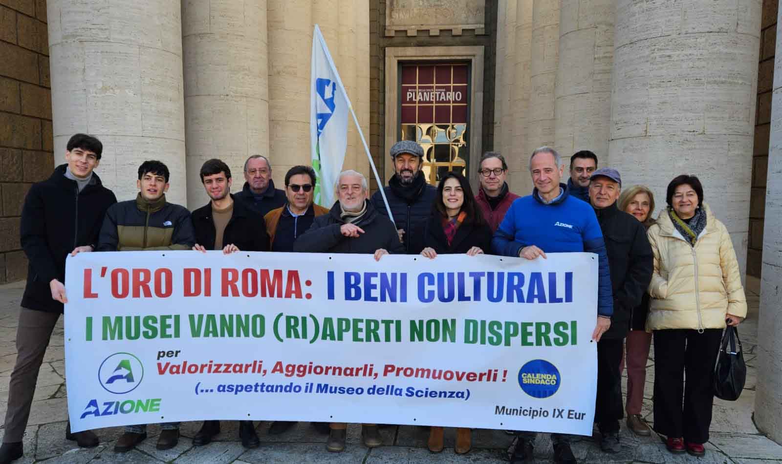 Sit-in musei Roma