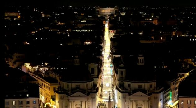 albero di Natale Piazza del Popolo