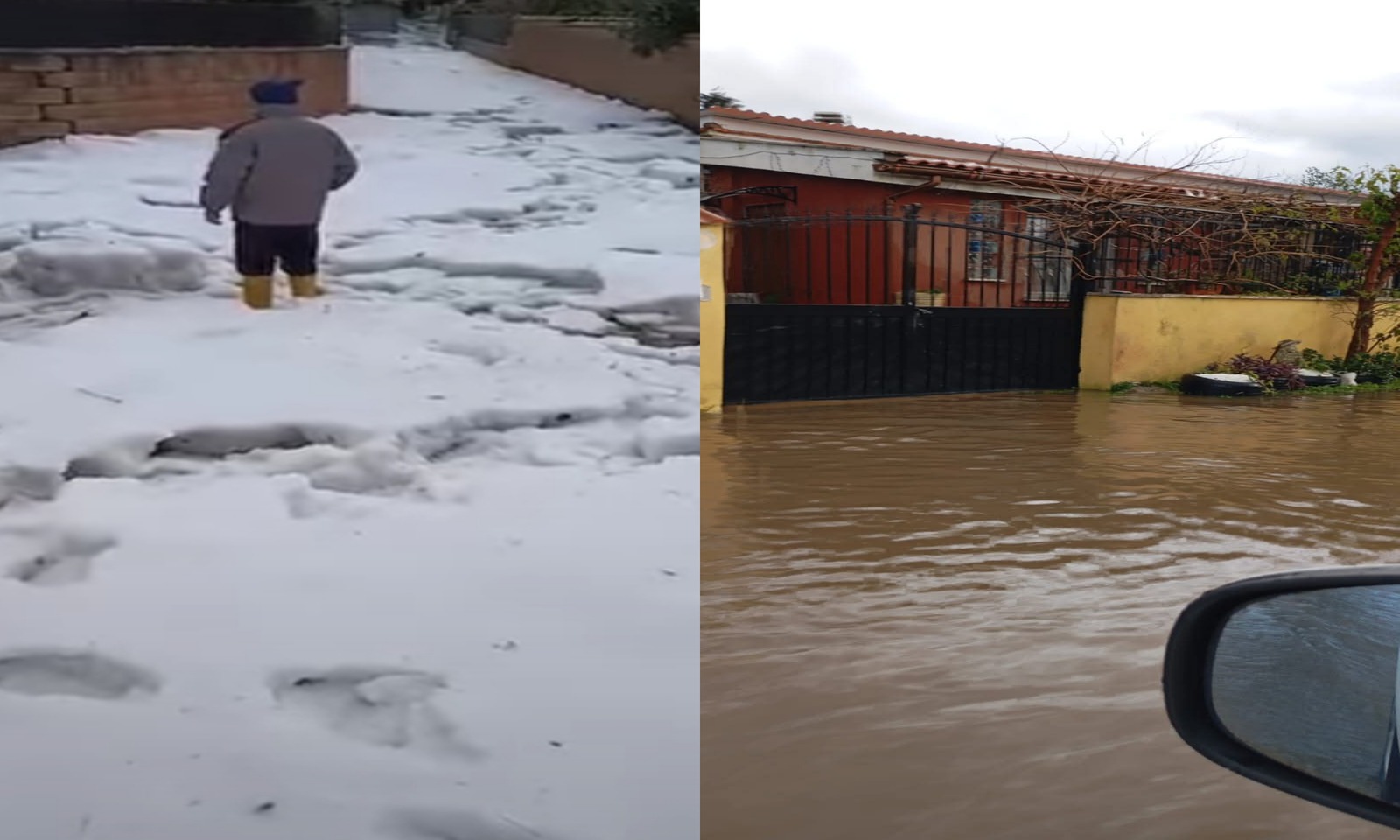 Violenta grandinata tra Anzio e Nettuno