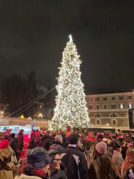 albero di Natale Piazza del Popolo 