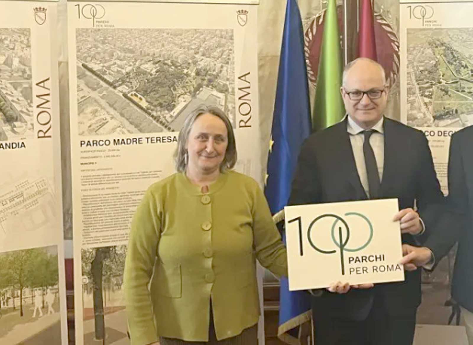 Roma, Gualtieri e Alfonsi presentano il progetto 100 parchi in Campidoglio