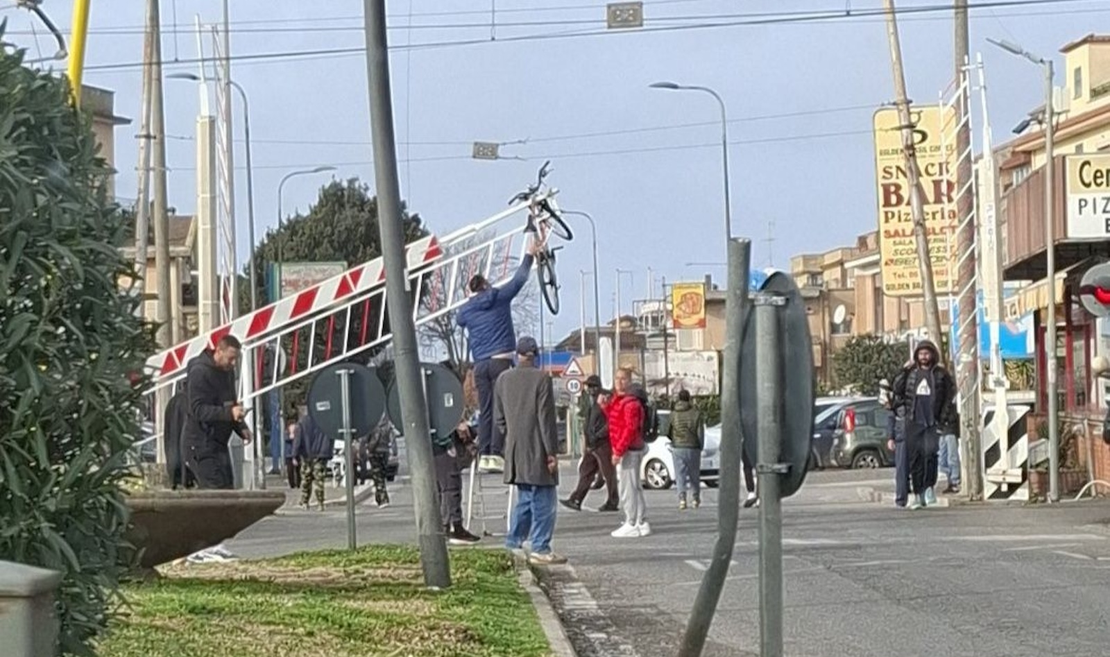 Bicicletta Passaggio a livello Lavinio