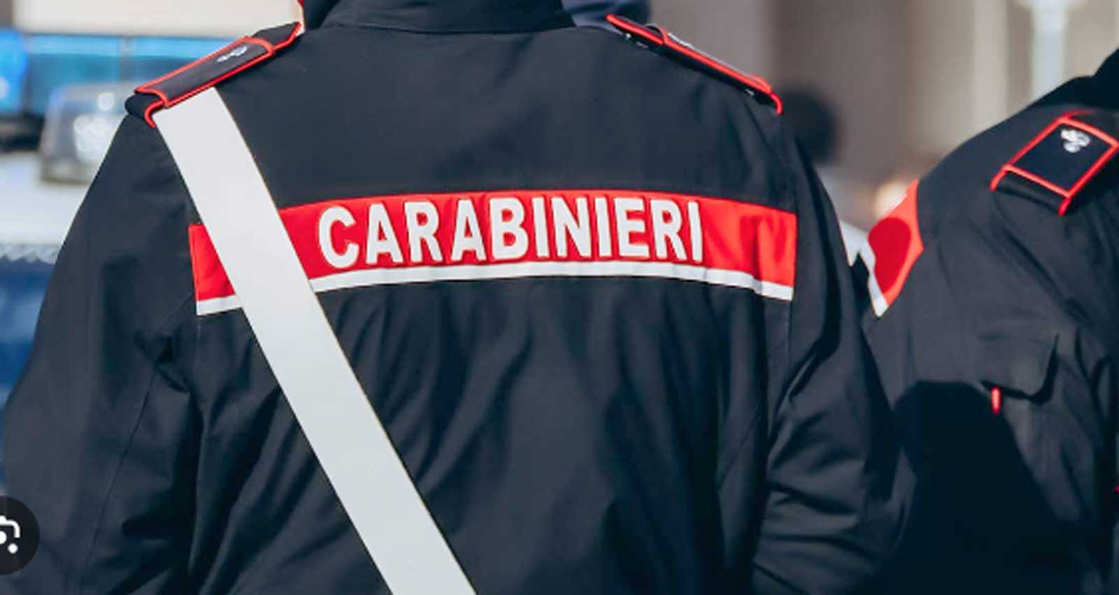 carabinieri in azione