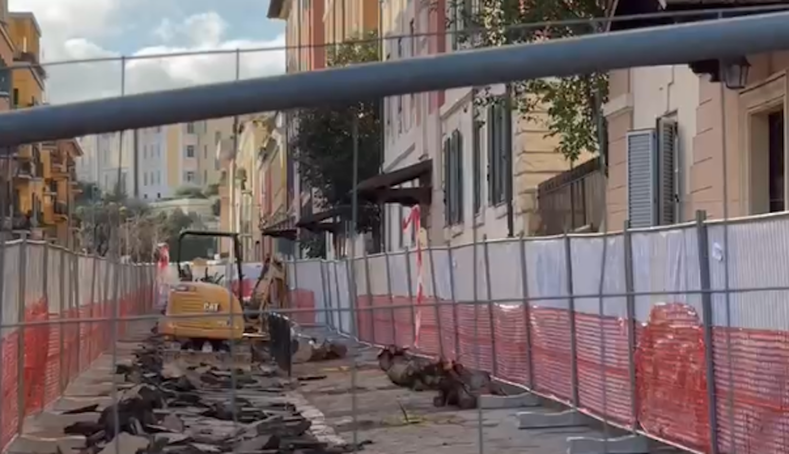 ciclabile di via Nicolò V - San Pietro a Roma