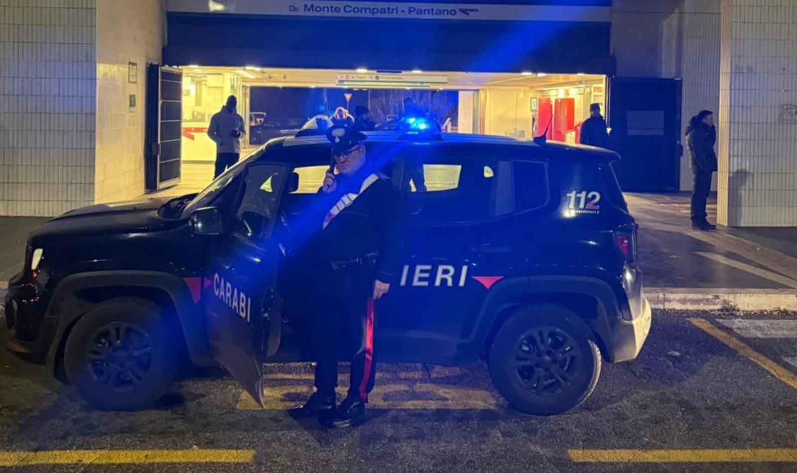 Roma Carabinieri in azione alla metro C